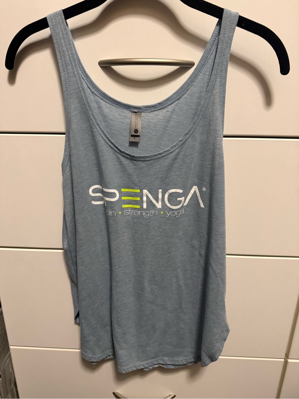 Spenga- Next Level Apparel Light Blue Tank